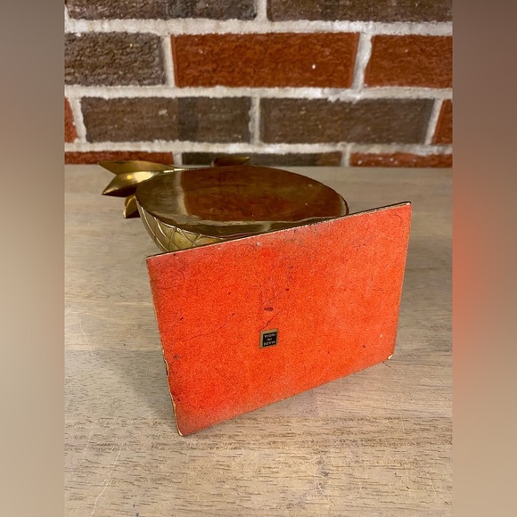 Vintage Hollywood Regency Style Brass Pineapple Bookend Library  8.5” - Picture 8 of 8